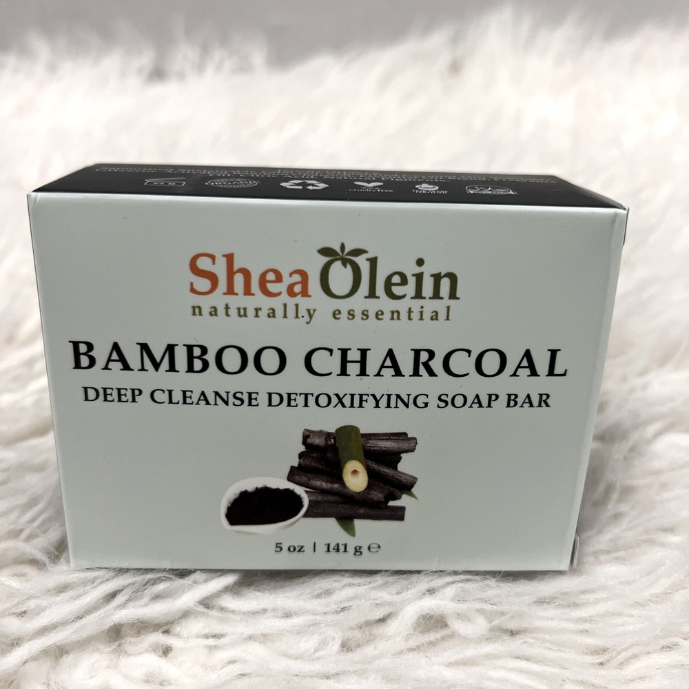 Shea Olein: Activated Bamboo Charcoal Soap - 5 oz.